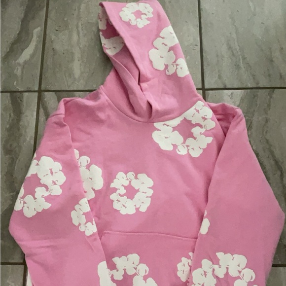 Denim Tears Pink Hoodie (Size M) (Color Pink) - Picture 3 of 5
